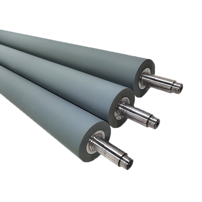 Rubber roller of iron washing machine